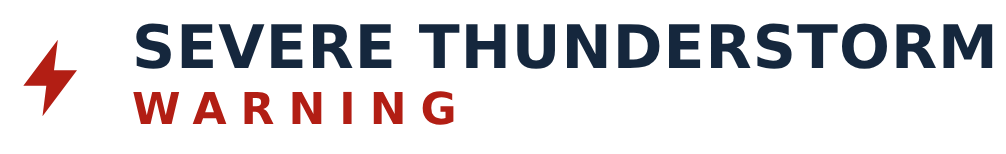 Severe Thunder Storm Warning